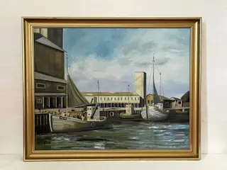 Oliemaleri, Maleri, Billede, E Hindkjær