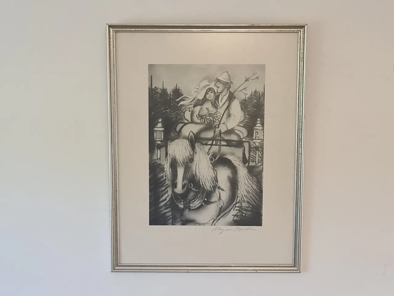 Billede 1 - Mogens Becker – signeret grafisk værk.