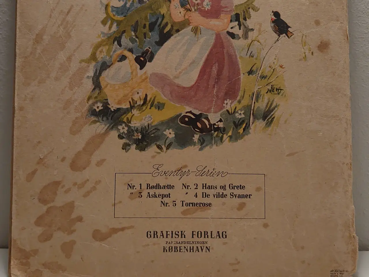 Billede 6 -  Grimm: Rødhætte. ill. Nils Hansson. før 1948