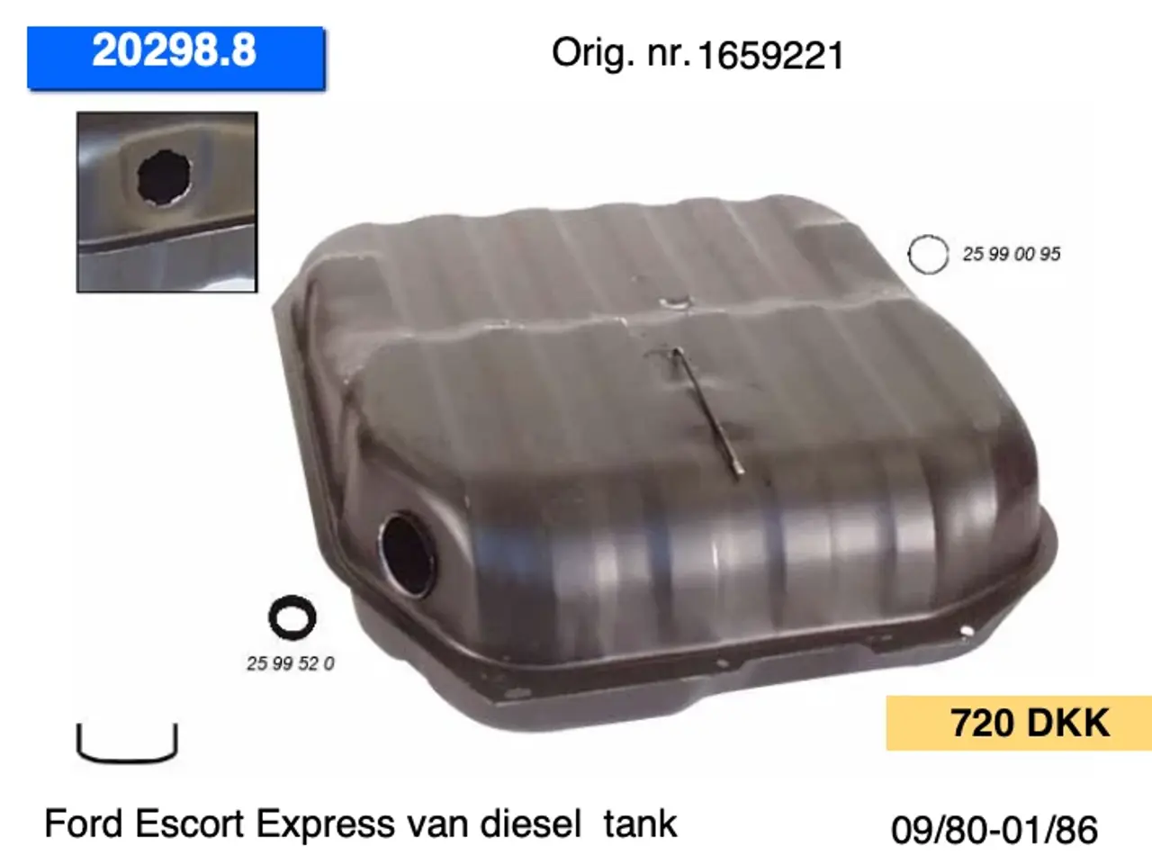 Billede 3 - Ford Escort (85-00) tanke