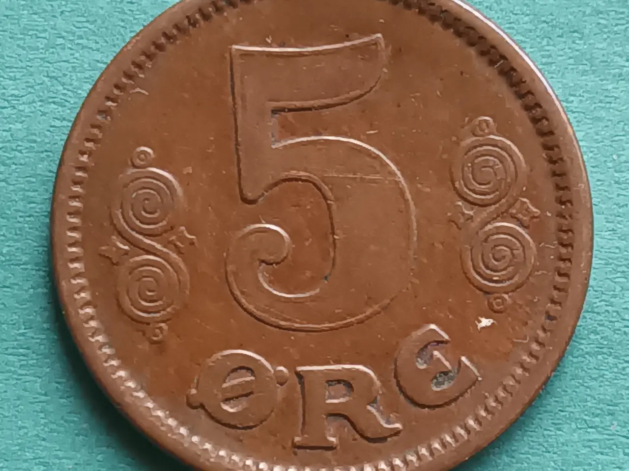 Billede 2 - 5 Øre 1914