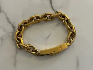 8mm 14kt goldfilled anker armbånd 