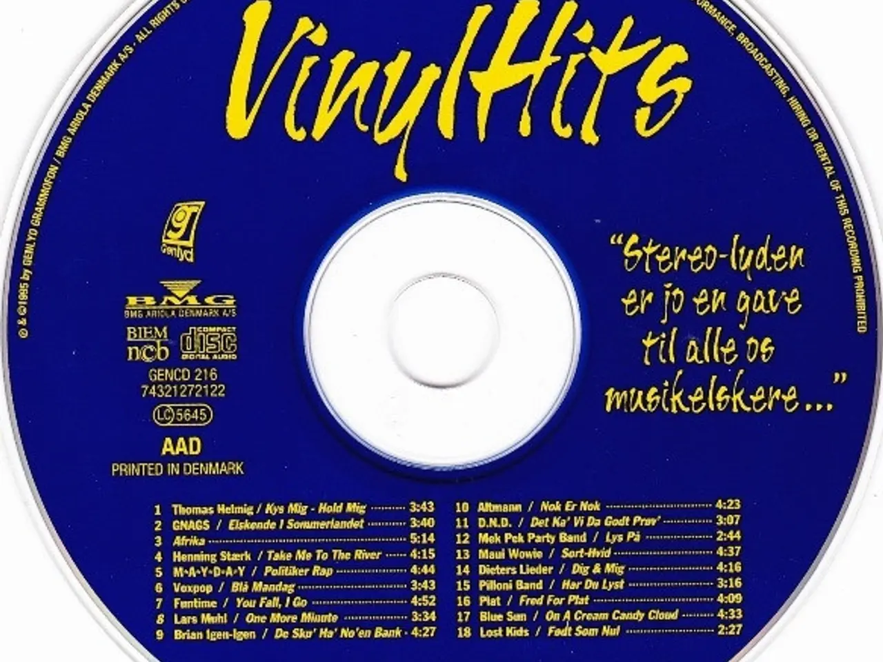 Billede 3 - Diverse kunstnere – VinylHits – CD
