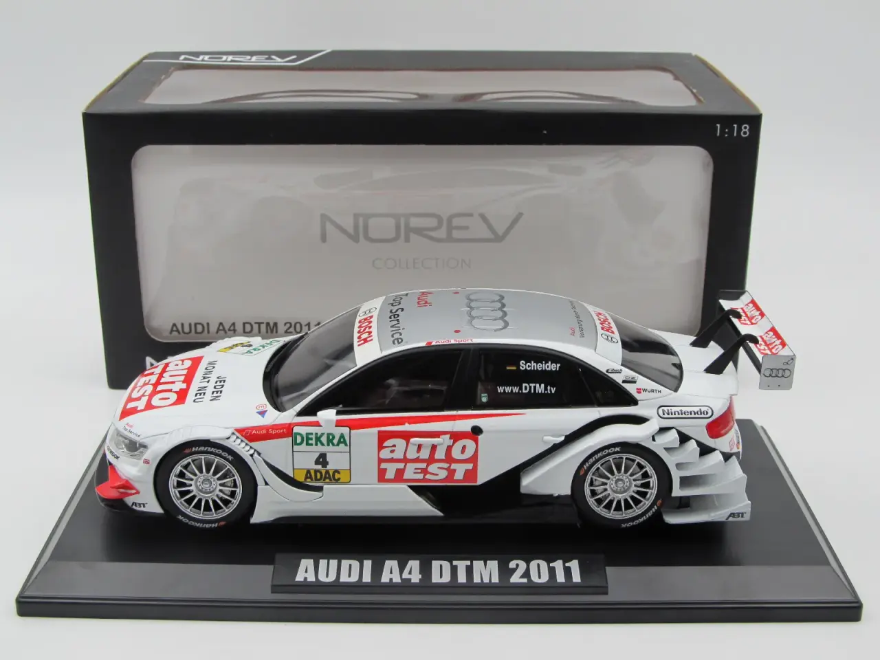 Billede 2 - 2011 Audi A4 DTM #4 Timo Scheider - 1:18