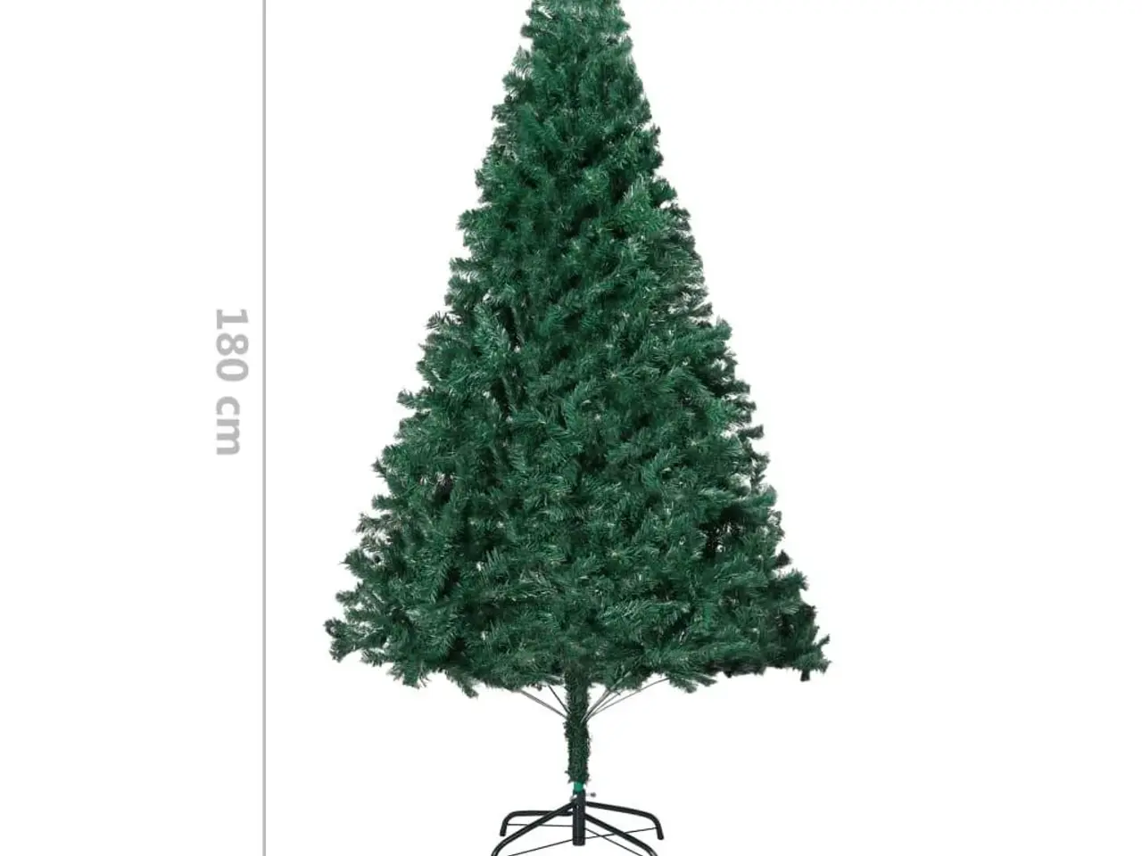 Billede 6 - Kunstigt juletræ med tykke grene 180 cm - grøn PVC