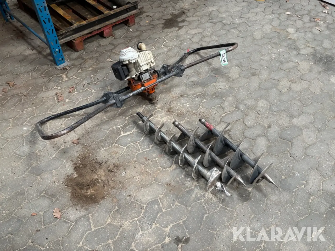Billede 3 - Pælebor Stihl 4308 med 3 bor