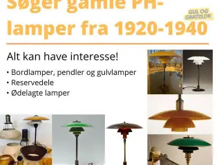 SØGES: ældre PH lamper