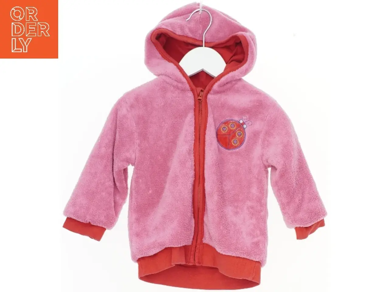 Billede 1 - Børne fleecetrøje med hætte fra Little One (str. 92)