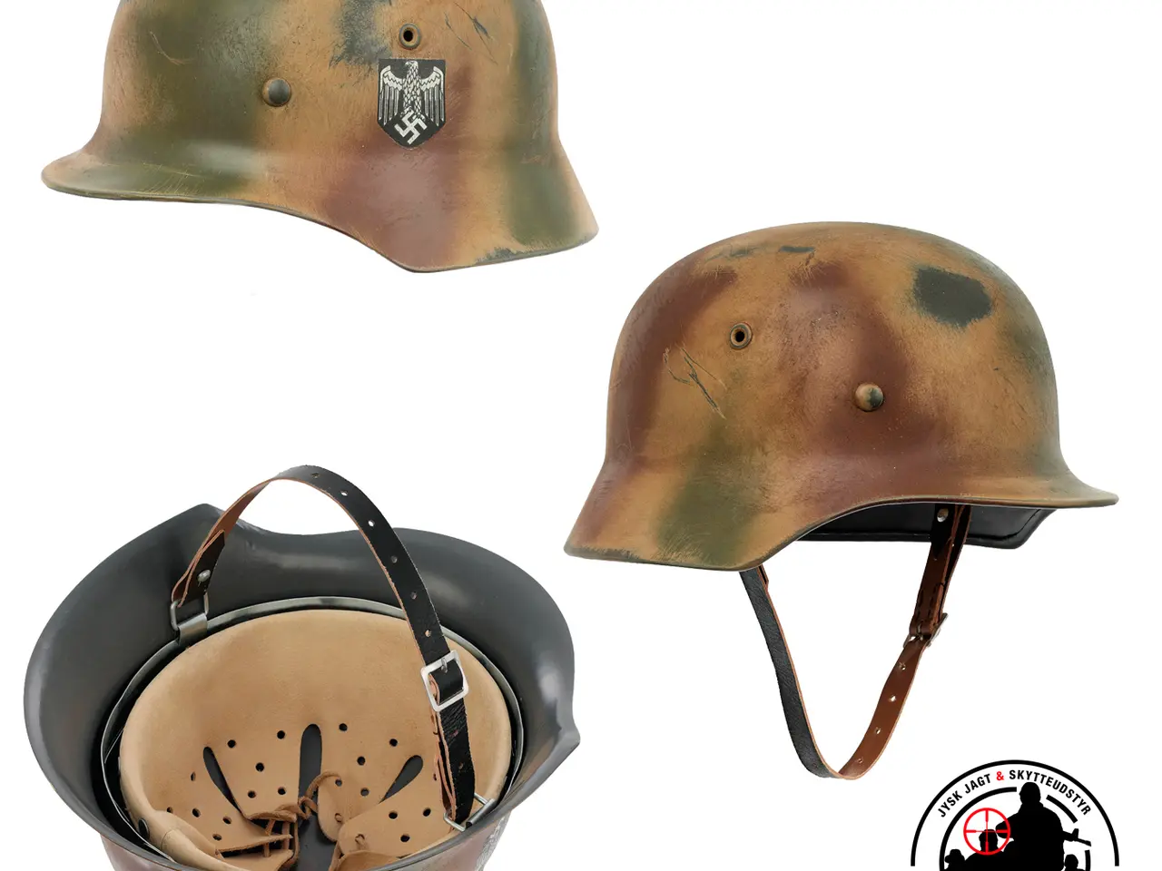 Billede 1 - Tysk M42 camouflage hjelm