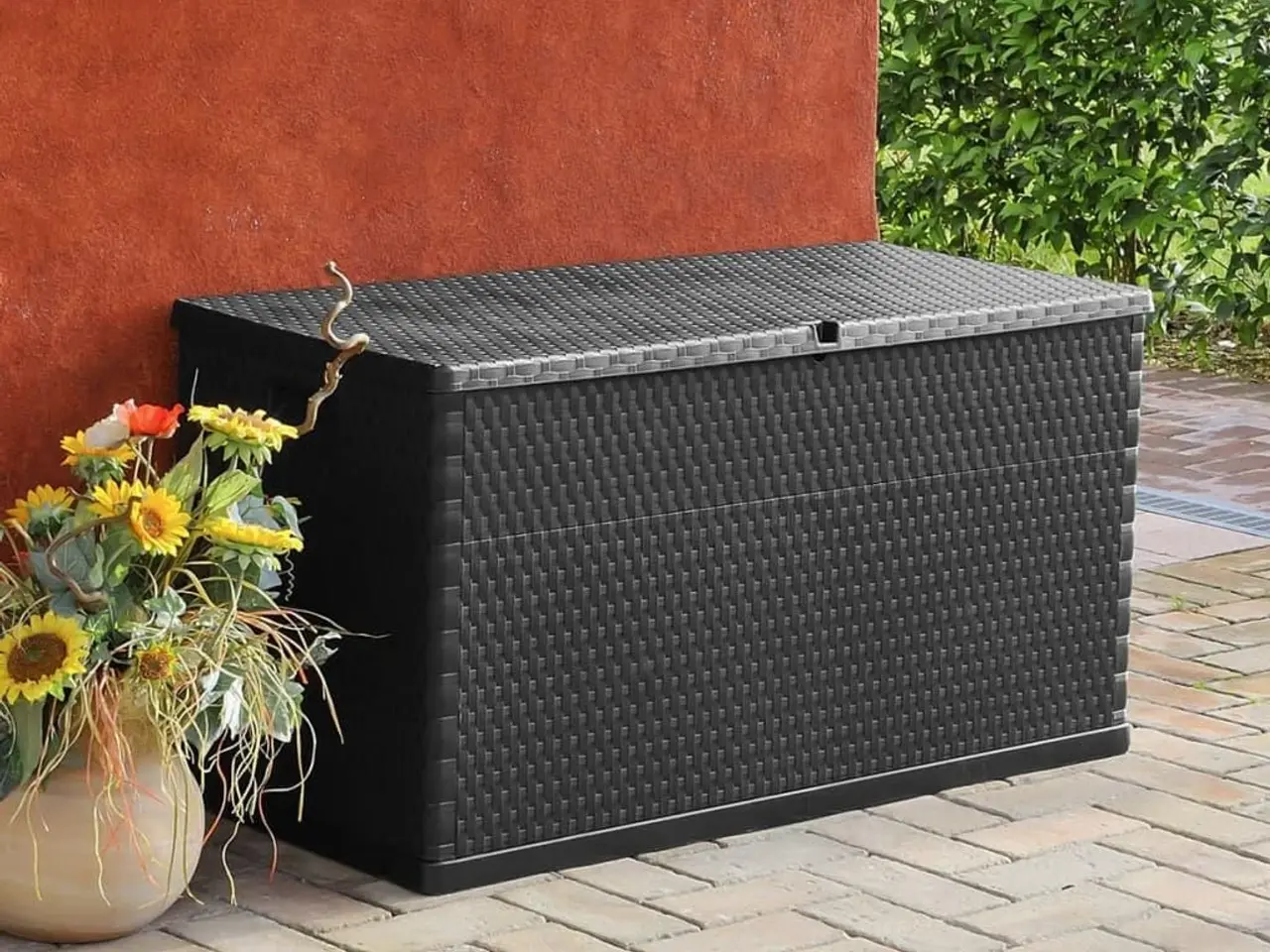 Billede 3 - Udendørs opbevaringskasse 120 x 56 x 63 cm - antracitgrå