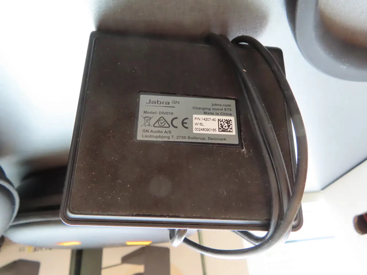 Billede 5 - 2 stk. Headset JABRA GN E75 med ladestand (uden dongle)