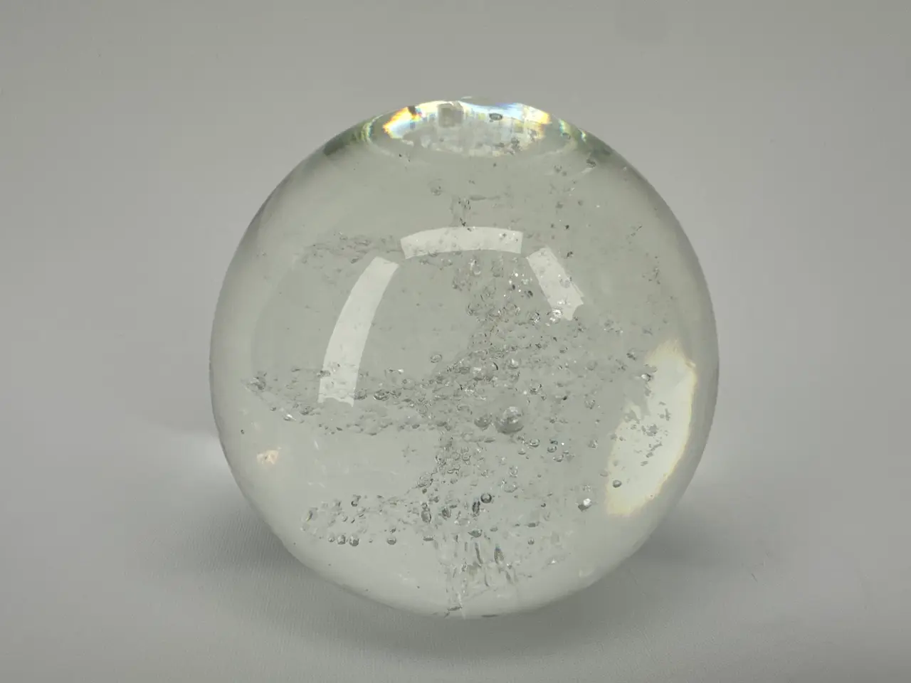 Billede 1 - Stor brevpresser i glas