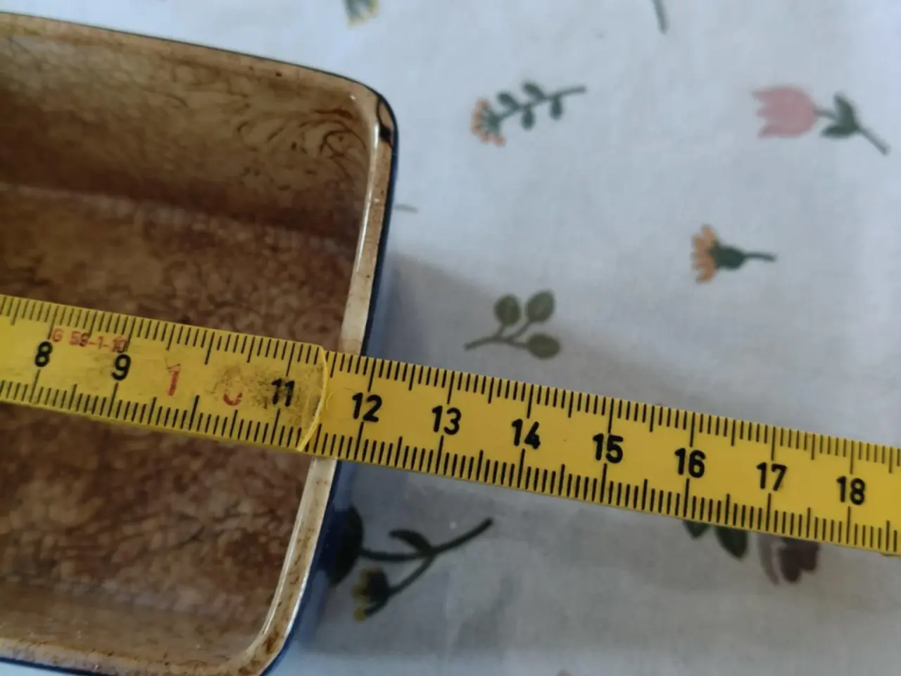 Billede 6 - aluminia krukke i fede farver men med Krakelering
