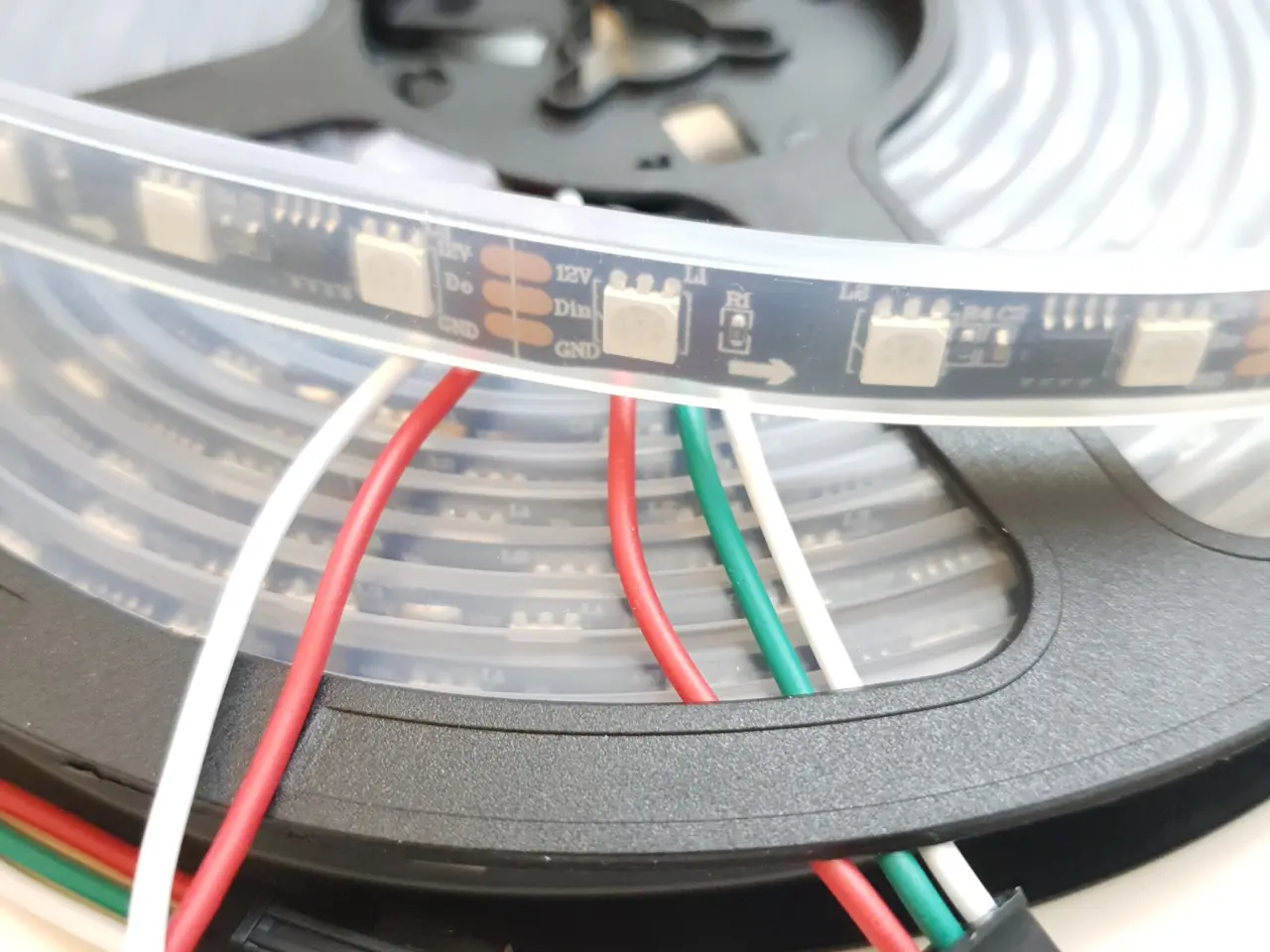 Billede 1 - NY! 5m 12V IP67 RGB LED Pixel Strip 5050 WS2811