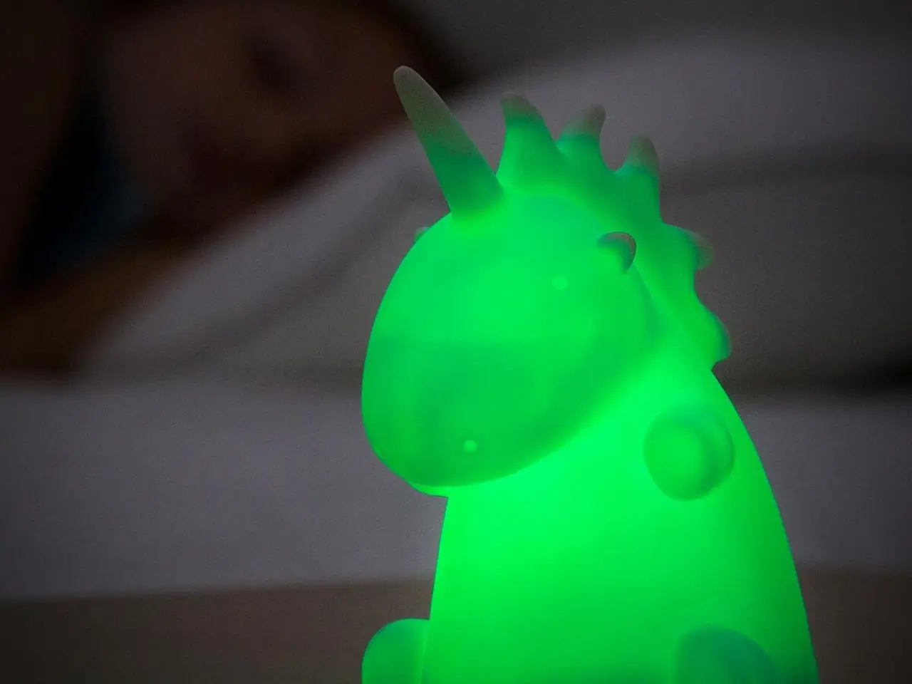 Billede 2 - LEDicorn - Multifarvet enhjørning natlampe (LED)