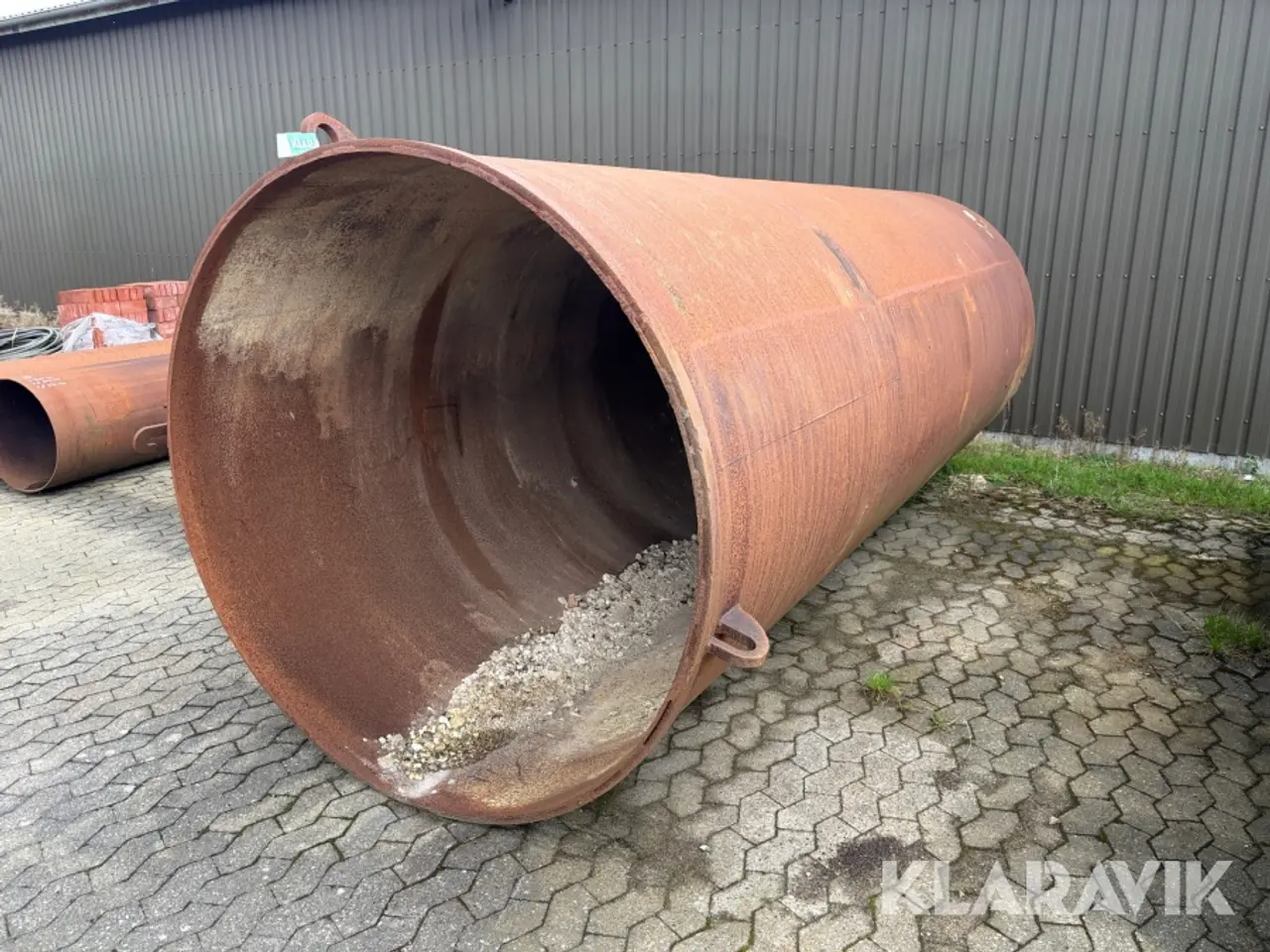 Billede 1 - Casing jern rør Ø. 4500x1700mm 1 styk