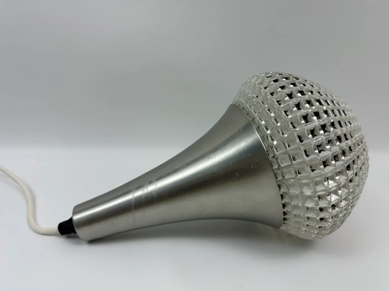 Billede 5 - Retro pendel i chrome med glasindsats