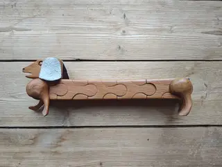 Gravhund Figur puzzle dyr ala Trip Trap