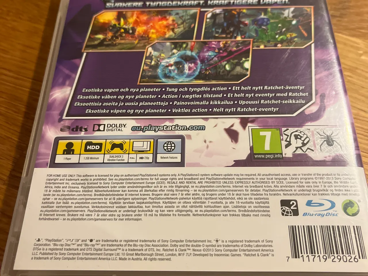 Billede 2 - PS3 dvd spil 2013 ratchet & clank nexus