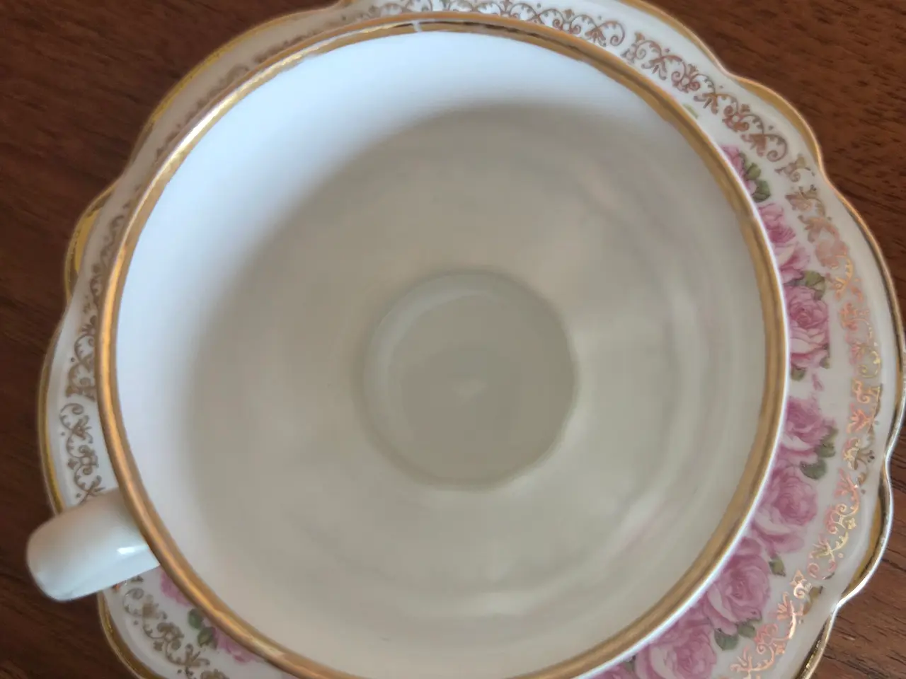 Billede 6 - Kaffesæt i porcelæn – 2 kopper og sukkerskål