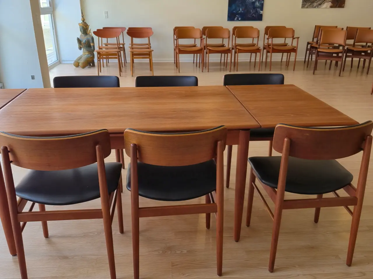 Billede 1 - 6 Teak stole, nypolstrede