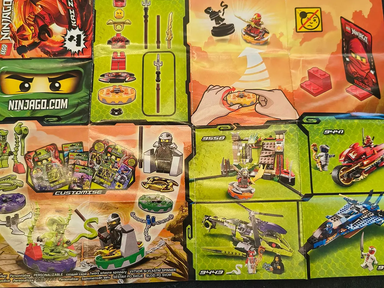 Billede 9 - LEGO Ninjago: Kai ZX spinner-sæt (9561)