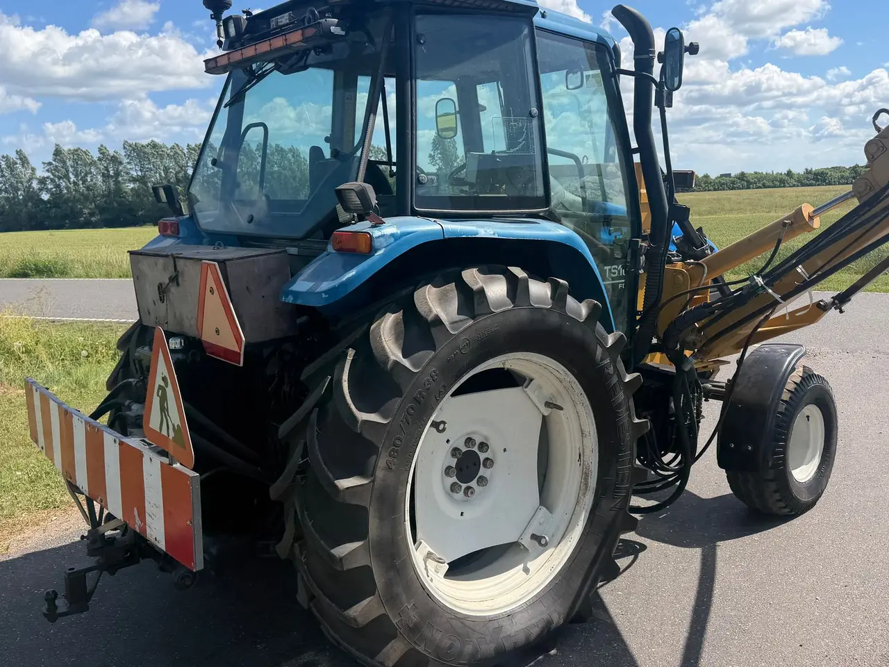 Billede 3 - New Holland TS100 Fin TS100 med rabatklipper