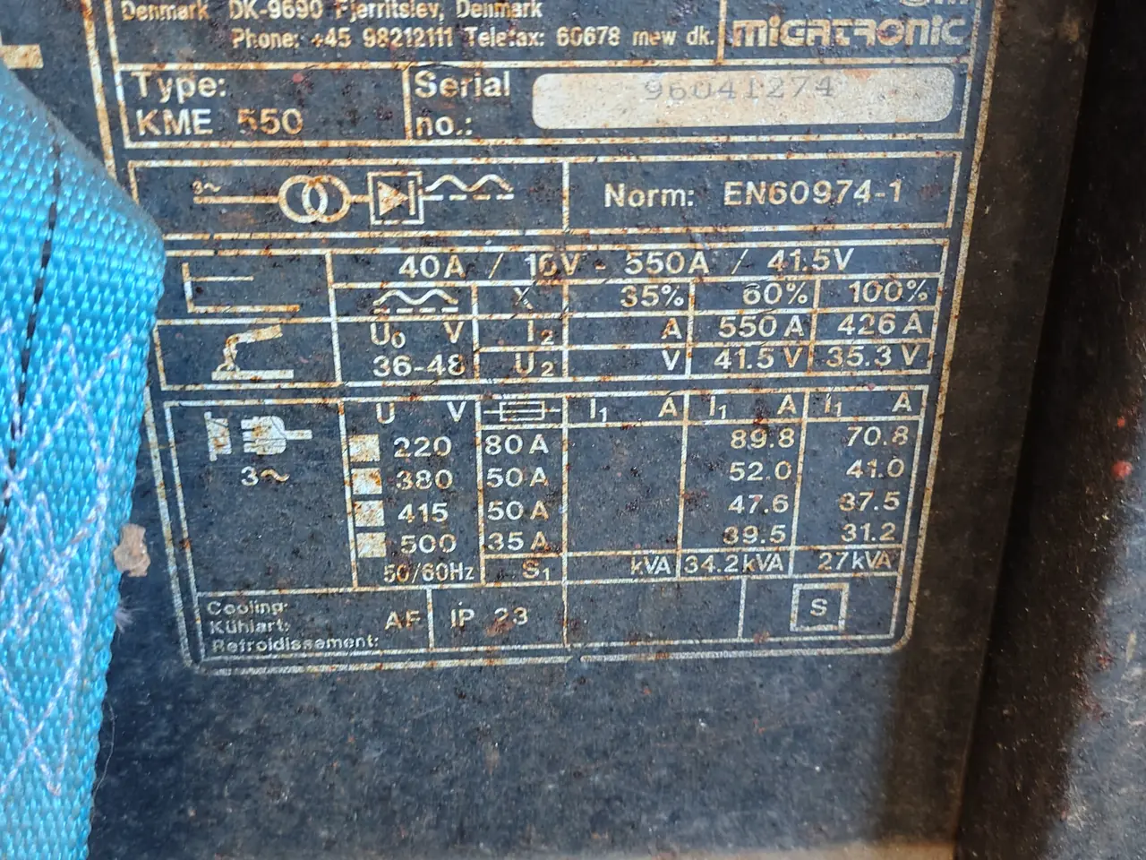 Billede 5 - Svejseværk MIGATRONIC KME 550