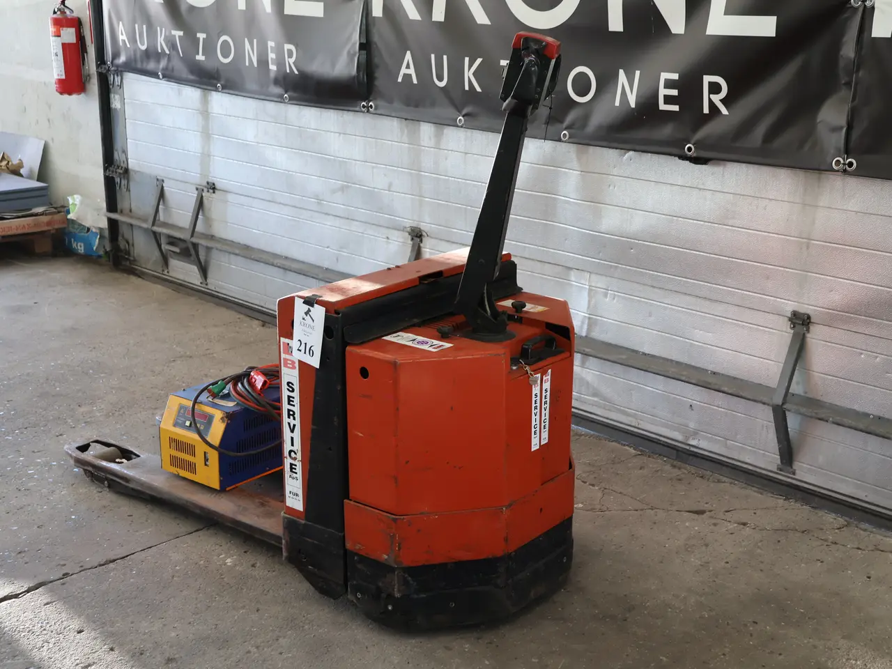 Billede 3 - BT El-palleløfter m/lader, timer 1176
