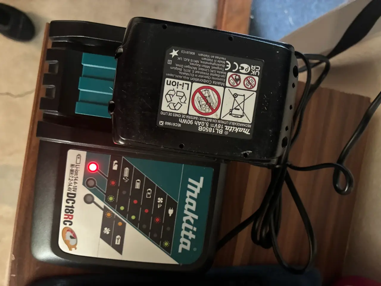 Billede 6 - Makita - 5,0 Ah, 18v Lithium-Ion