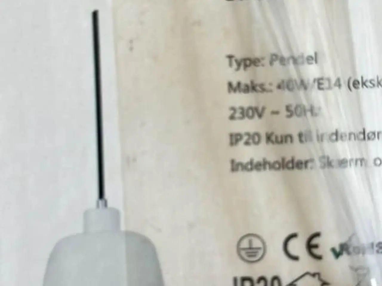 Billede 3 - 3 Pendlerlamper (nye)