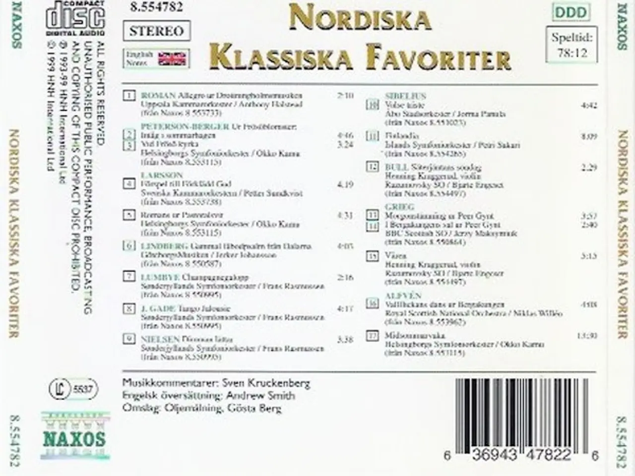Billede 3 - Diverse kunstnere – Nordiska Klassiska… – CD