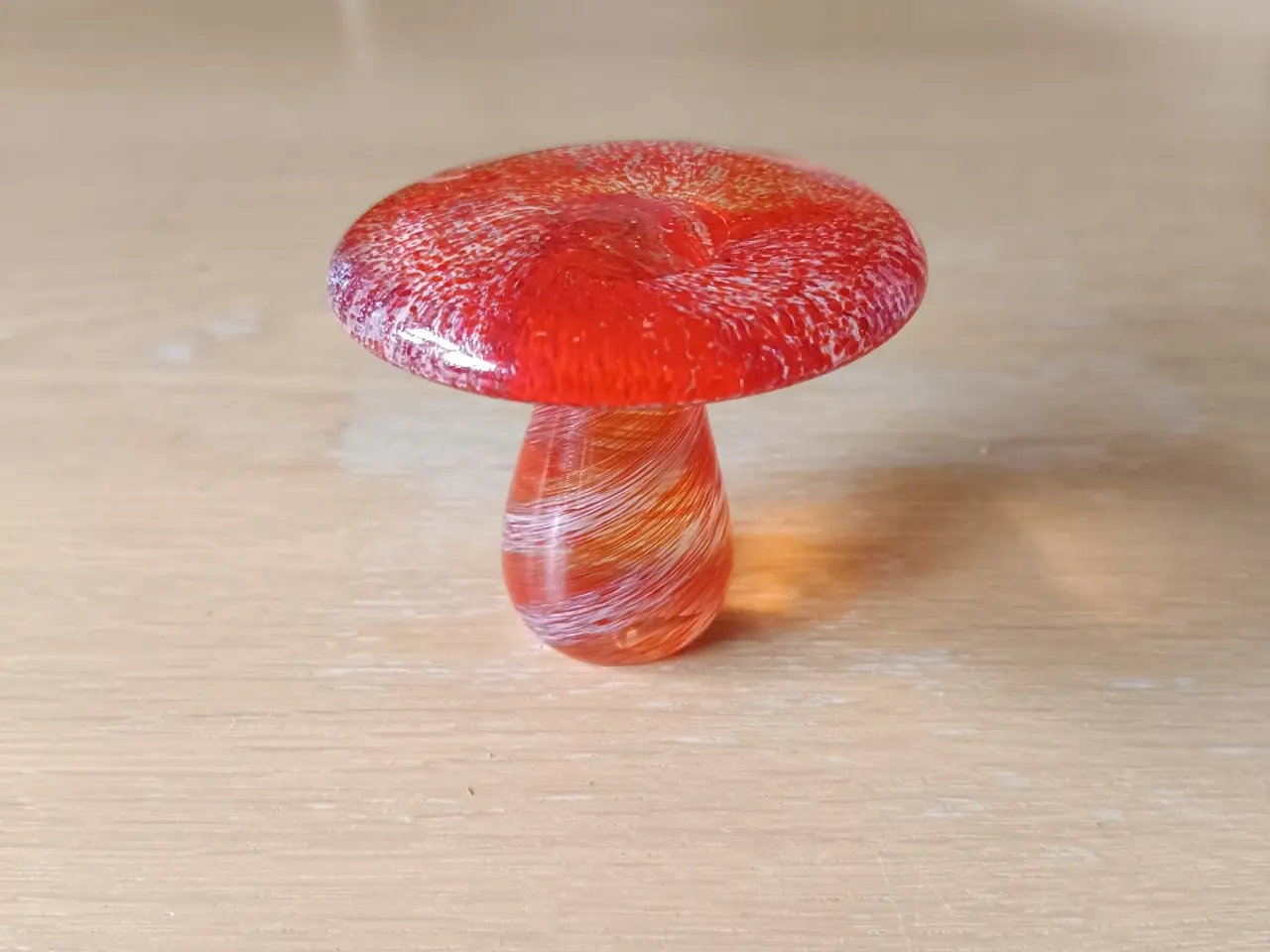Billede 1 - Orange glas paddehat