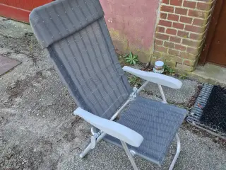 Campingstol i rustfri aluminium