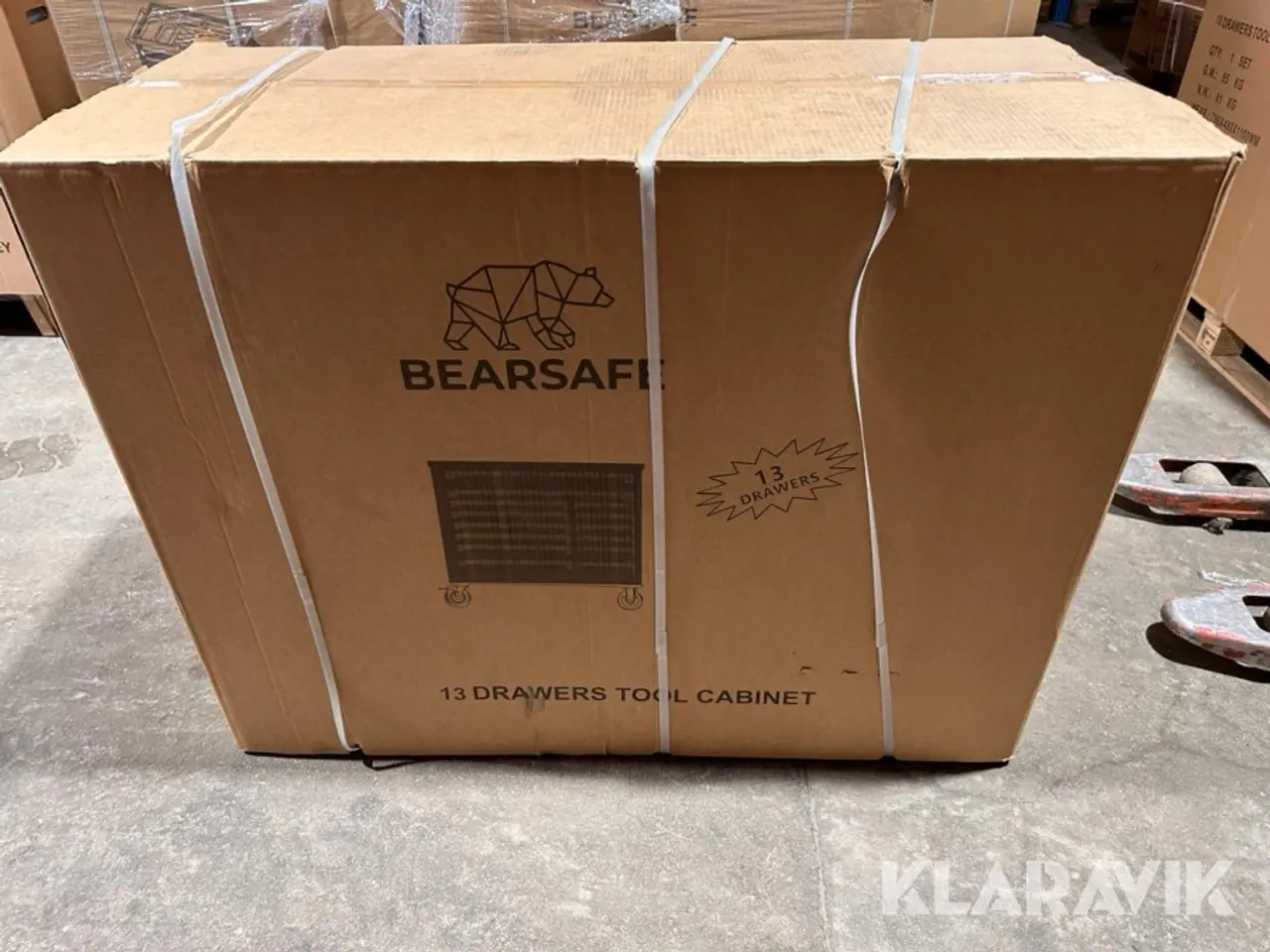 Billede 1 - Værkstedsvogn Bearsafe 13 skuffer
