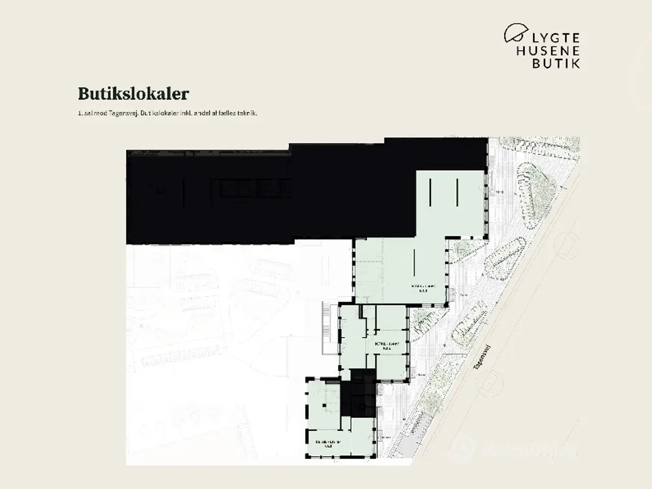 Billede 11 - Synligt butikslejemål på Tagensvej med mange anvendelsesmuligheder