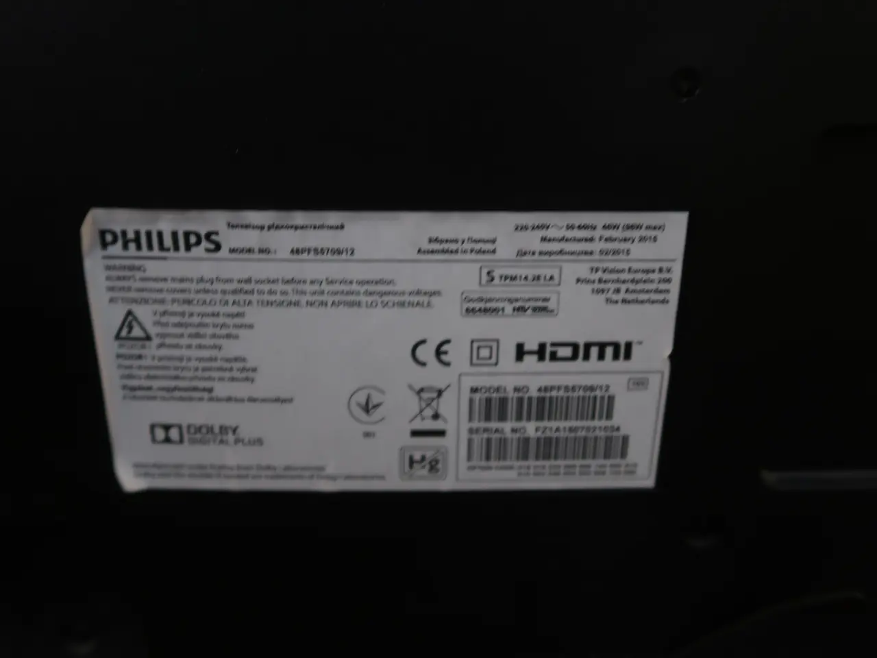 Billede 5 - Philips 48PFS5709/12 48" TV