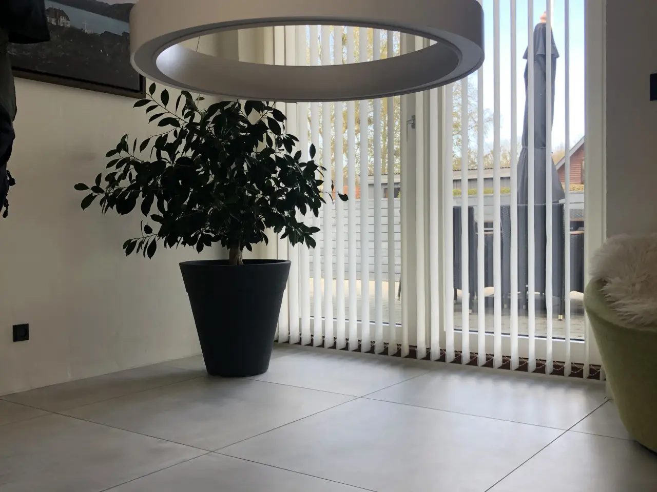 Billede 1 - Flot hvid loftslampe