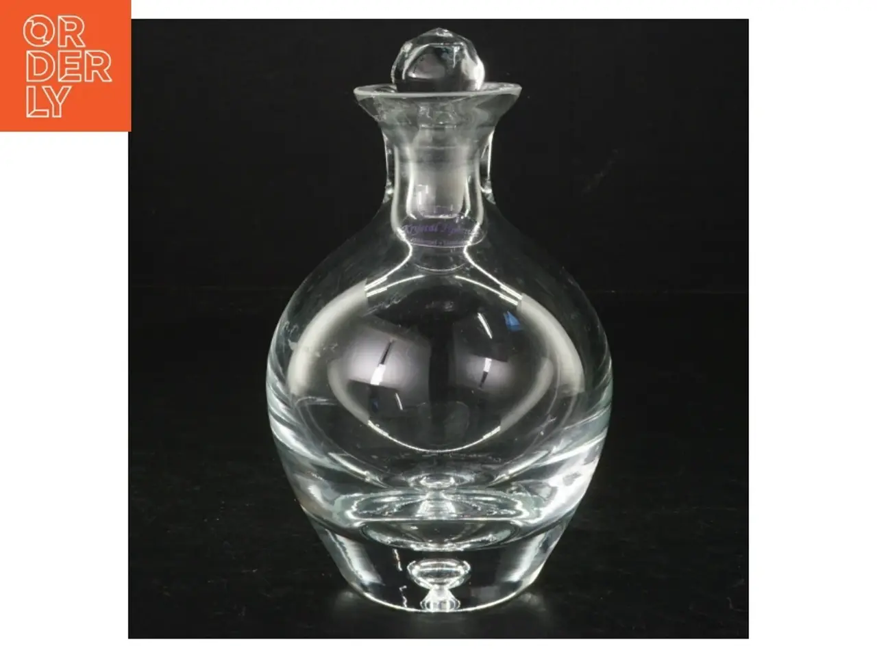 Billede 1 - Glas karaffel (str. H. 17 cm. ø. 11 cm)