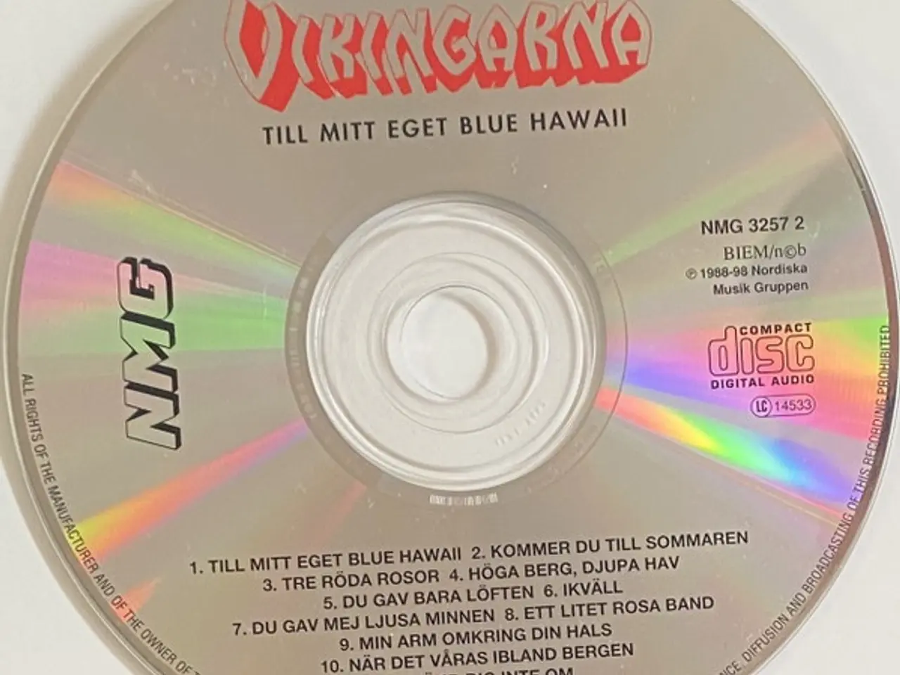 Billede 3 - Vikingarna – Till Mitt Eget Blue Hawaii – CD