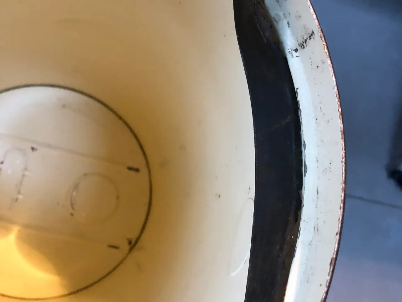 Billede 8 - Cremefarvet Vipp skraldespand 53 cm høj
