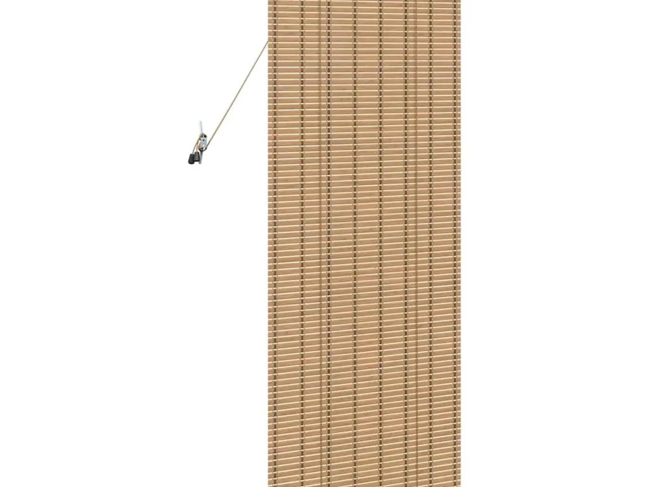Billede 5 - Rullegardin Andet Lys Brun 60 x 160 cm Bambus
