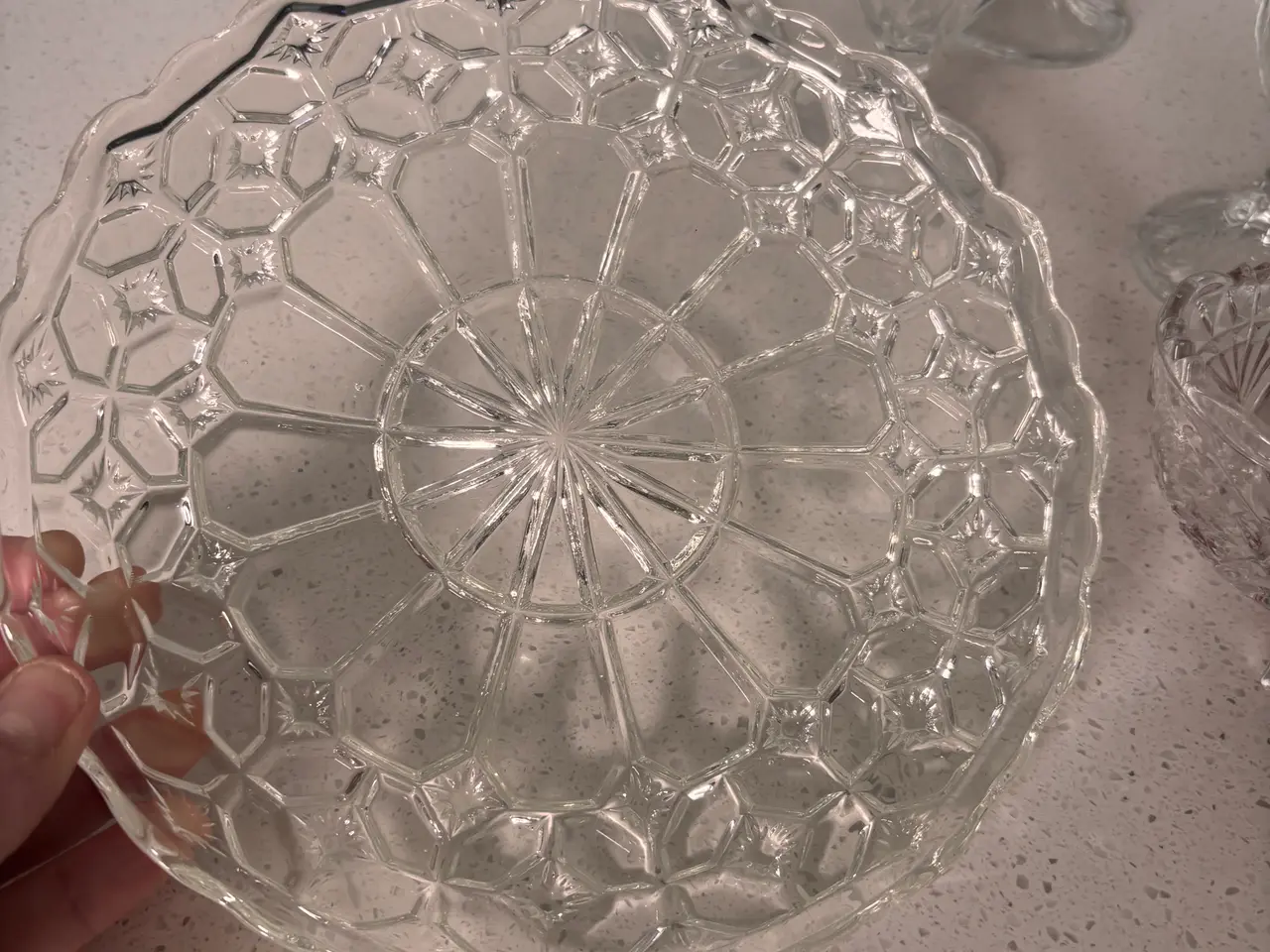 Billede 2 - Dessertglas, fad og skål i glas