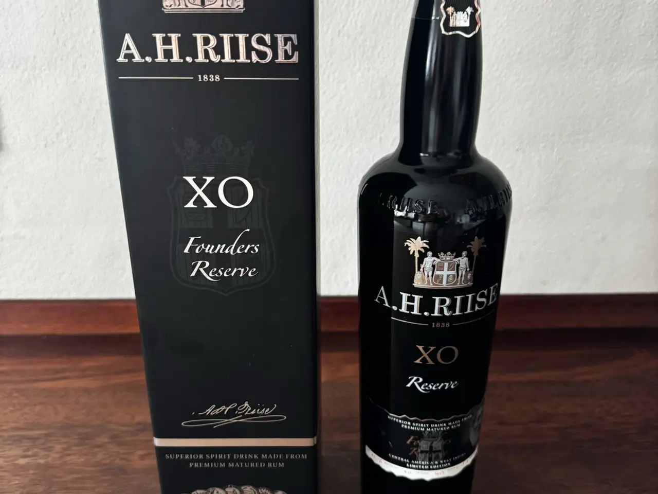 Billede 1 - 🥃 A.H. RIISE XO FOUNDERS RESERVE No. 1 – SJÆLDEN