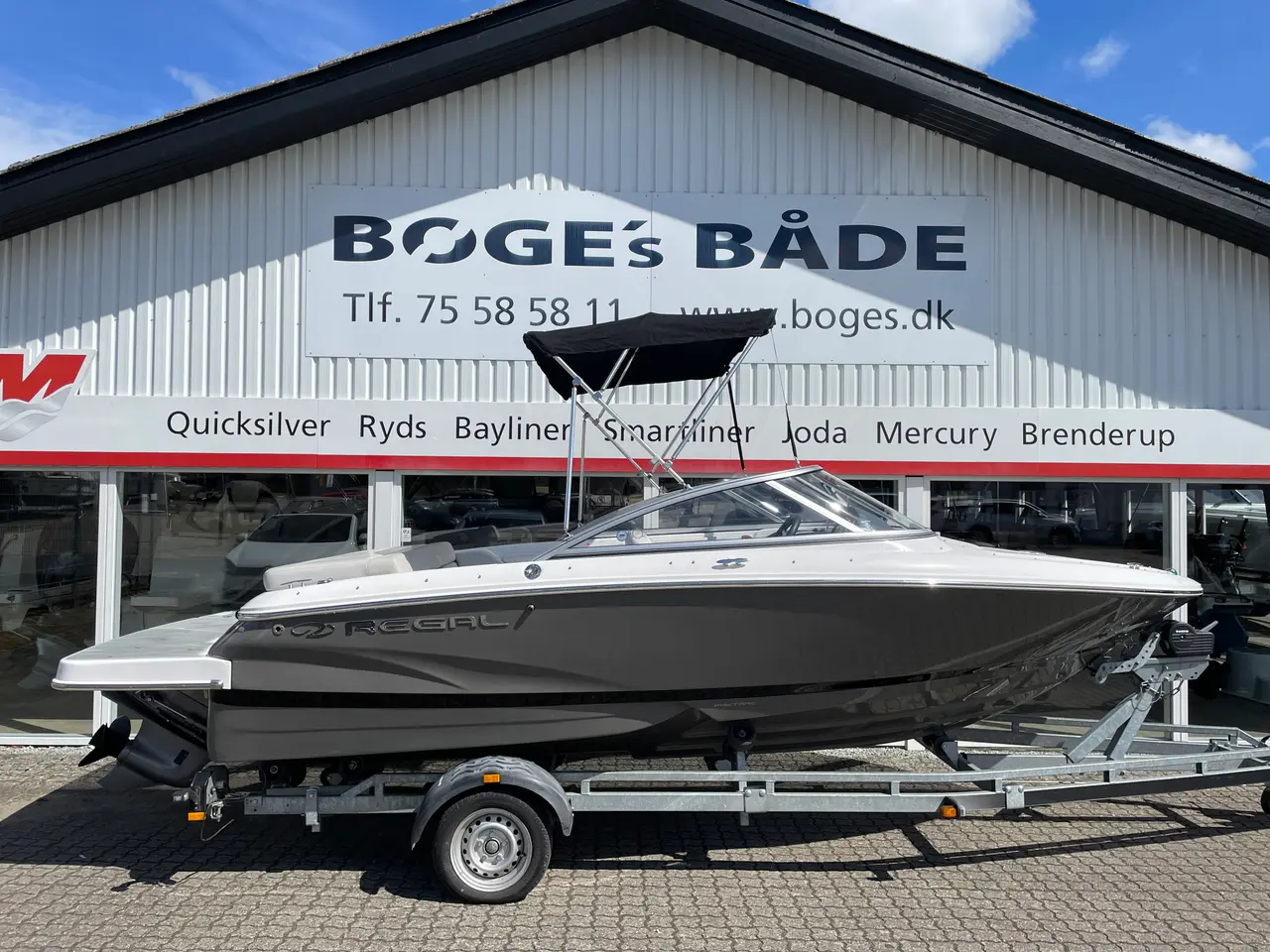 Billede 1 - 1900 ES med 200 hk Volvo Penta V6 og Brenderup bådtrailer - SOLGT