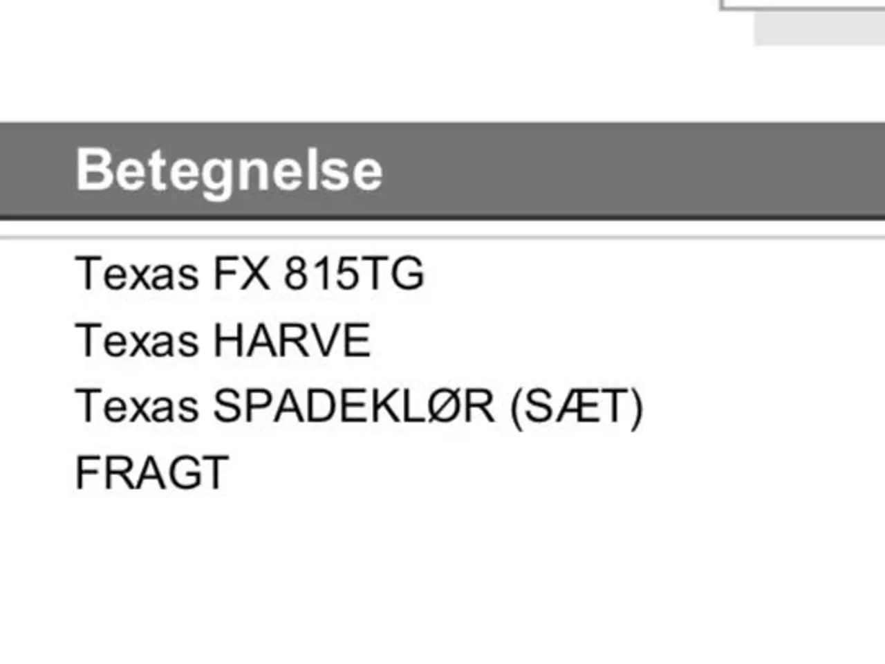 Billede 4 - TEXAS FX 815TG 
