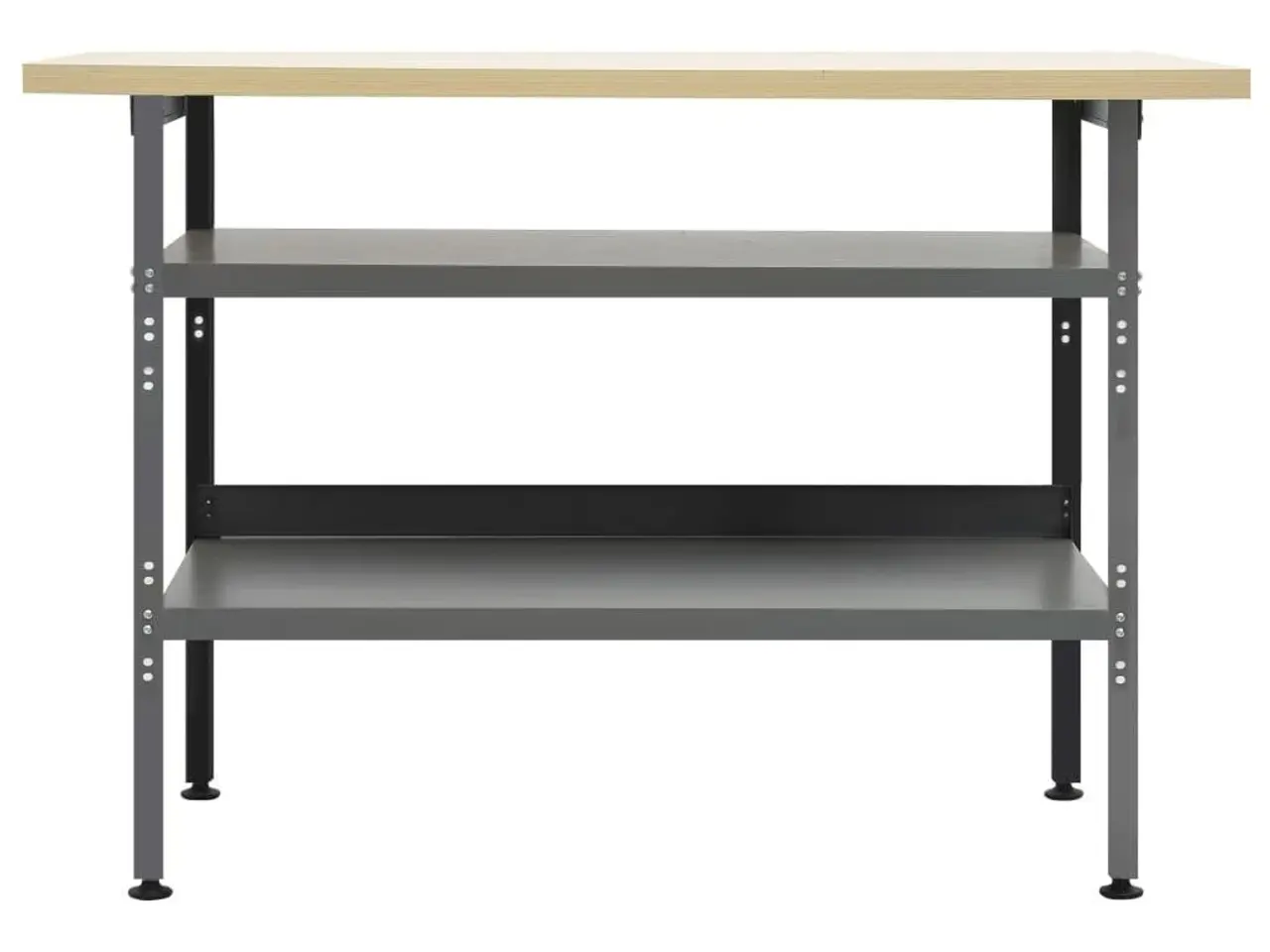 Billede 2 - Arbejdsbord i stål 120 x 60 x 85 cm - grå