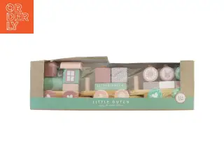 Træ stabeltårn tog fra Little Dutch (str. 44x13x8,5 cm)
