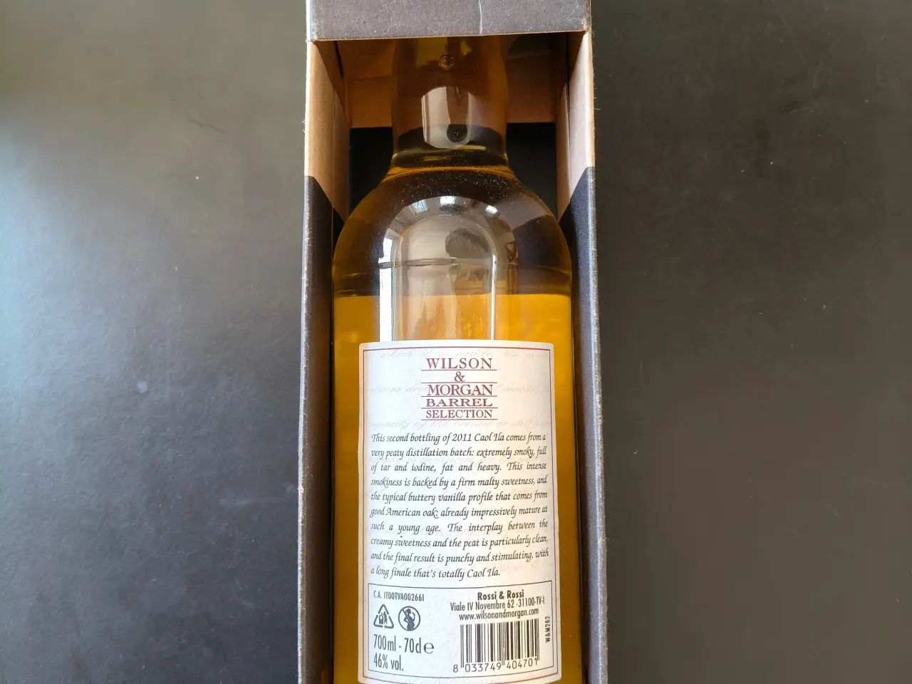 Billede 3 - Whisky Wilson & Morgan Caol Ila 2011/2017 46 % 6 å