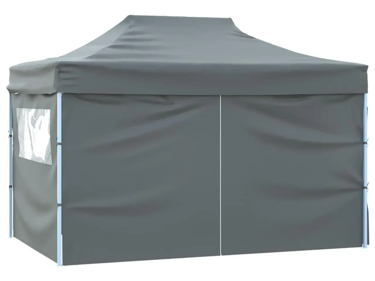 Billede 4 - Foldbart pop-up festtelt med 4 sidevægge 3 × 4,5 m - antracitgrå